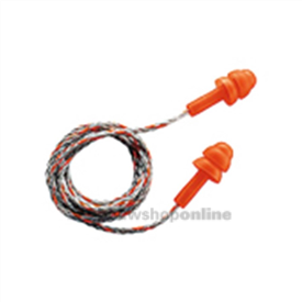 Uvex oorplugs Whisper oranje met koord 2111.201 4031101391564