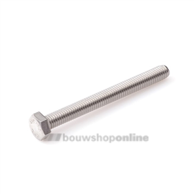 Hoenderdaal tapbout rvs (a2) M8x20 mm din 933 a2