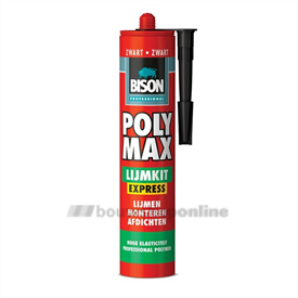 Bison Professional PolyMax Lijmkit 290 ml koker grijs 1490918