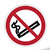 verbodplaat P002 rond20 roken verboden pictogram